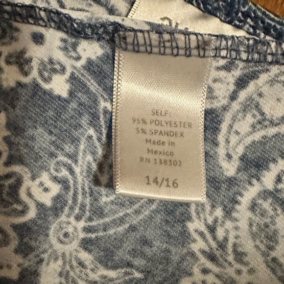 Avenue Floral Print Top, Size 14/16 - Picture 3 of 6